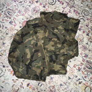 Amiri camo trench kimono jacket